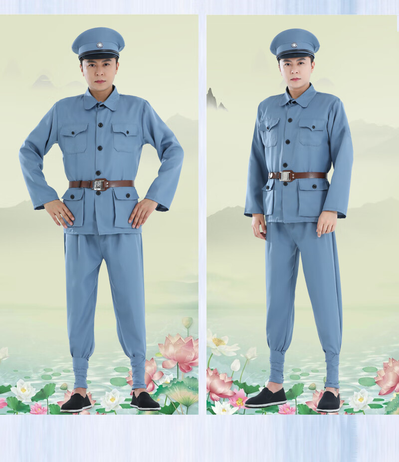 北伐演出服国民军红军早期抗战服装南昌起舞台八佰电影服装 北伐军 4