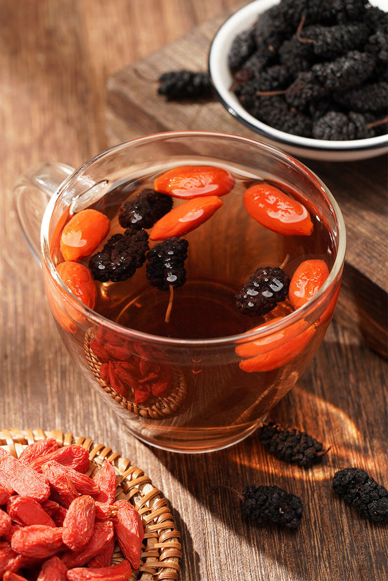 宁夏枸杞子桑葚子桑葚果组合泡茶男士肾茶养生茶枸杞桑葚枣干