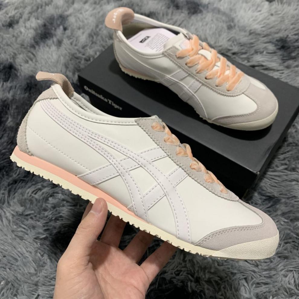 老虎鞋鬼冢虎tiger阿甘男女款小白鞋休闲鞋同款德训鞋一脚蹬小白鞋