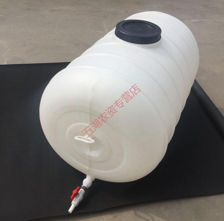 家用大水桶塑料卧式水塔1吨2,3,4t车载水箱储水罐蓄水桶柴油桶自玺