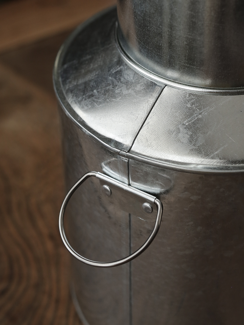 白铁皮茶叶罐 马口铁皮罐老茶罐茶桶 茶米罐潮州传统手工单丛茶罐 大