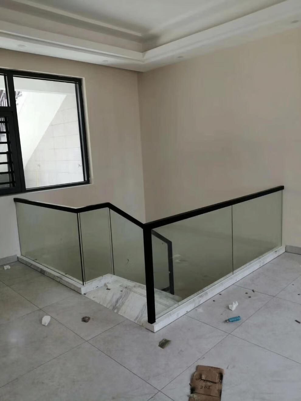 玻璃护栏楼梯扶手栏杆u型地埋槽钢玻璃卡槽预埋阳台轨道工程无框御舵