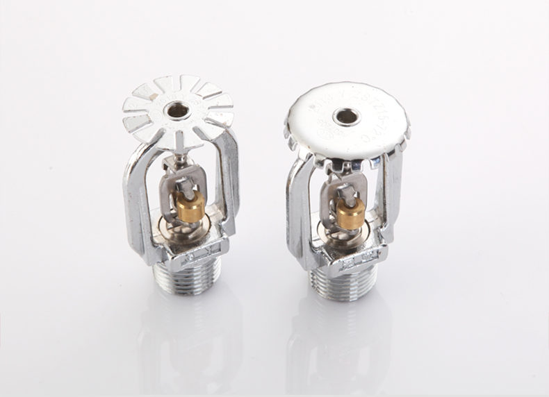 72度易熔合金喷头防冻喷头耐低温消防喷头冷库户外易容消防喷头6分