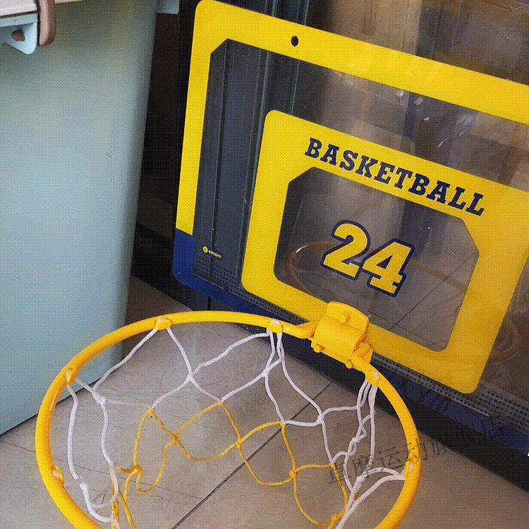 挂式篮球框可扣篮可扣篮可折叠篮球框投篮篮球架挂墙式儿童篮筐挂式