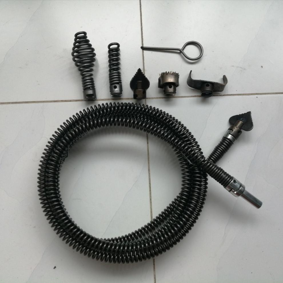 手电钻疏通器弹簧12mm马桶地漏下水管道疏通器清理弹簧家用12mm3米头