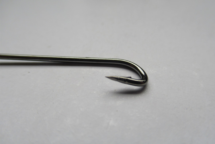 钓黄鳝钩有倒刺长柄黄鳝鱼钩歪嘴钩钓钩引钩引条新款高岸钓鳝鱼勾