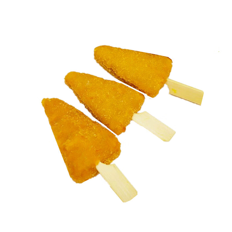 三角鸡柳黄金鸡柳无骨鸡肉条儿童油炸小吃鸡块迷你鸡肉串半成品400g