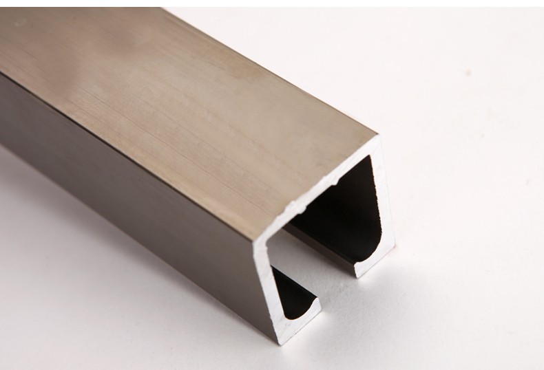 定制定制加厚移门铝合金吊滑轨 推拉门吊轨轨道 卫生间移门滑道吊滑轮