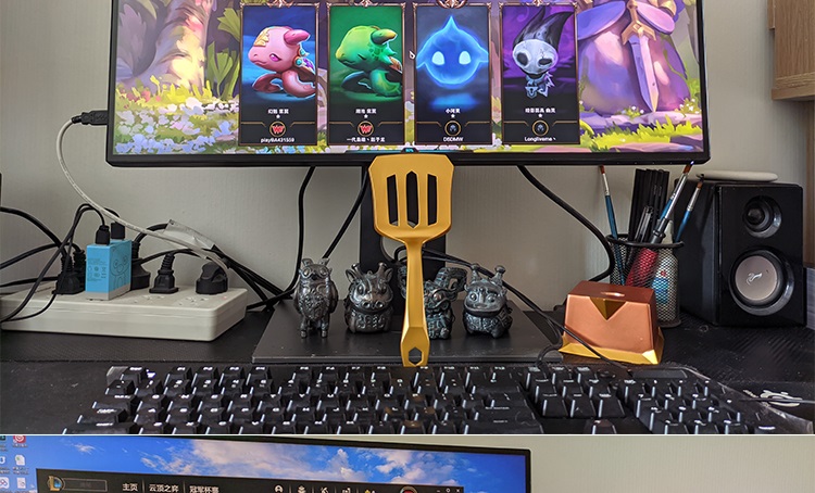 金铲铲手办 lol云顶之弈金铲铲之战实物模型节日生日礼物现货 底座 金