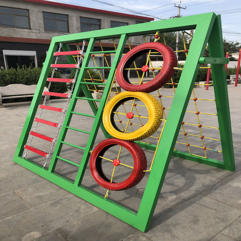 大型玩具荡桥攀爬滑梯钻洞爬网大型游乐设施玩具荡桥组合27501350900