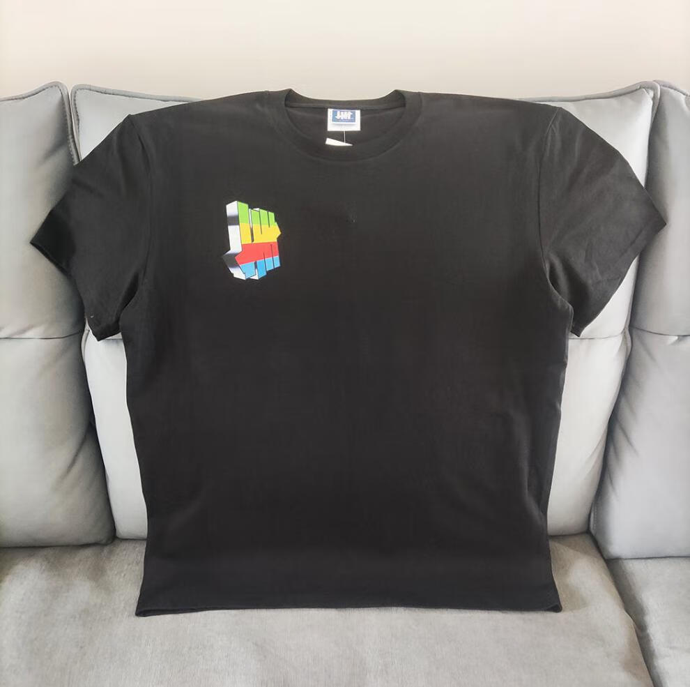 undefeated 经典潮牌不败3d立体五道杠街头嘻哈篮球青年学生短袖潮牌