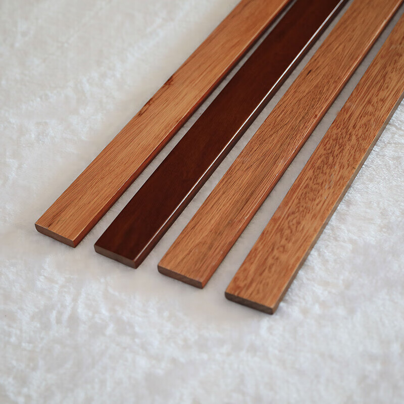 纯实木平板线条吊顶线条压边条背景墙装饰l边线条可定制 黑色(封闭漆)