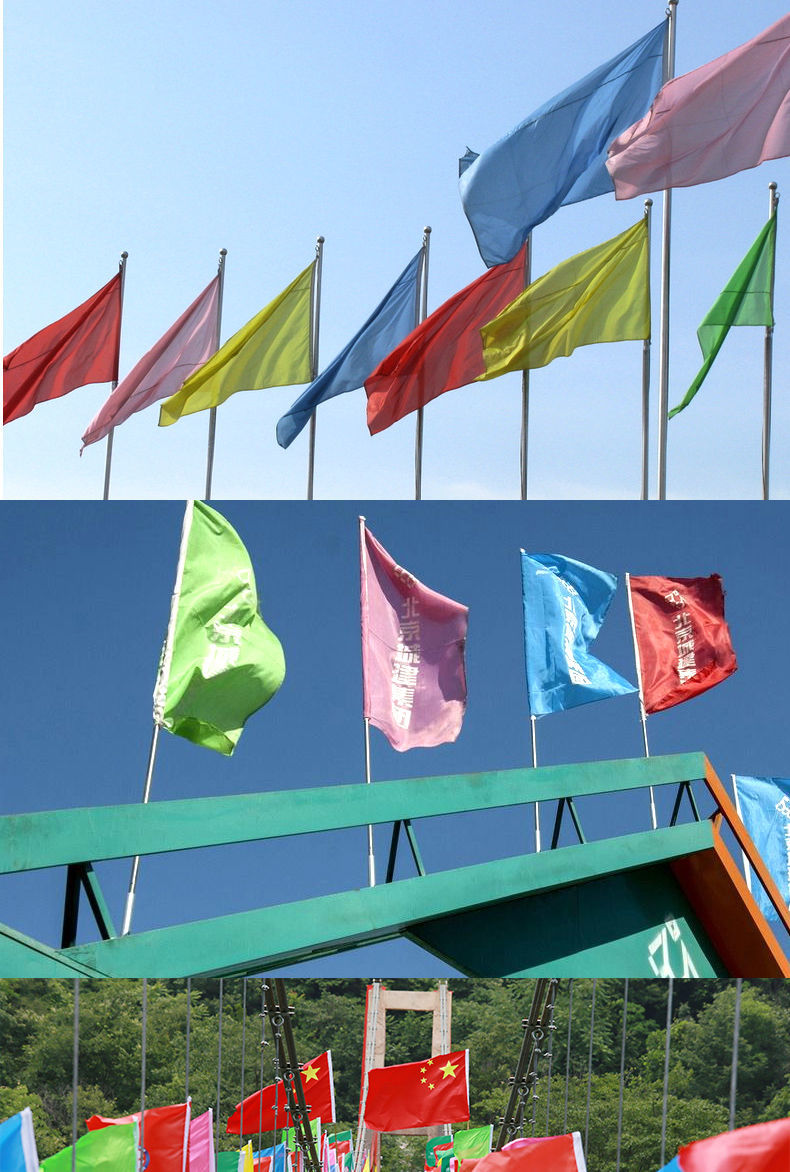 方旗帜 飘旗 10面【5种颜色各2面】 定制旗【图片 价格 品牌 报价】