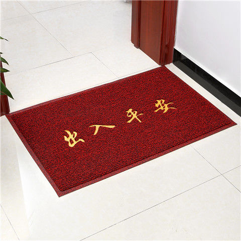 欢迎光临门垫地垫商铺迎宾客厅卧室地垫酒店防滑垫经典灰出入平安120