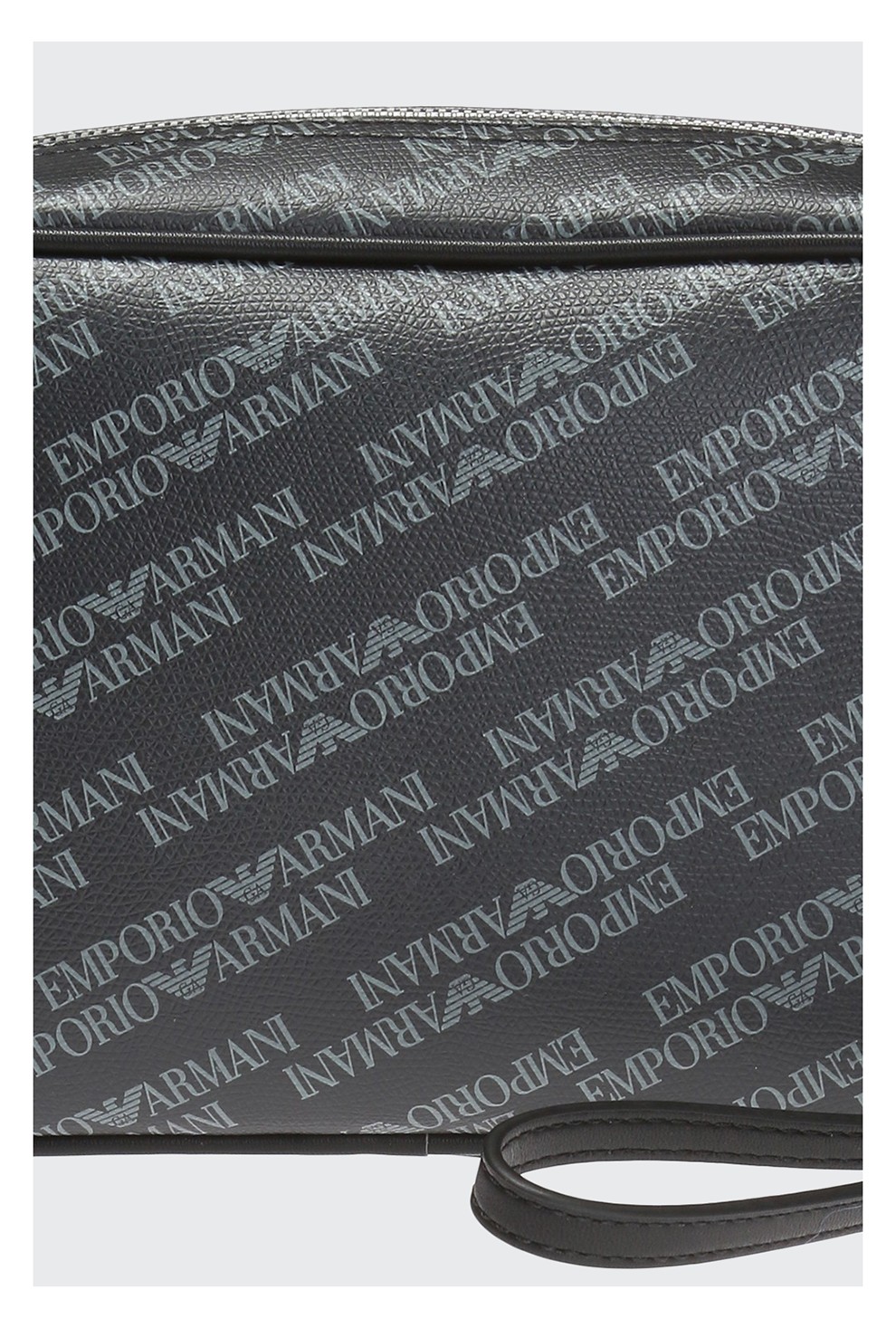emporioarmani阿玛尼男士皮革徽标印花手拿包fa05