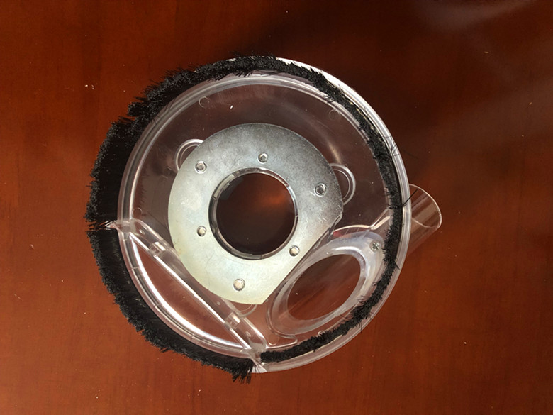 京选角磨机吸尘打磨切割防尘罩吸尘打磨罩混凝土无尘打磨机100x毛刷