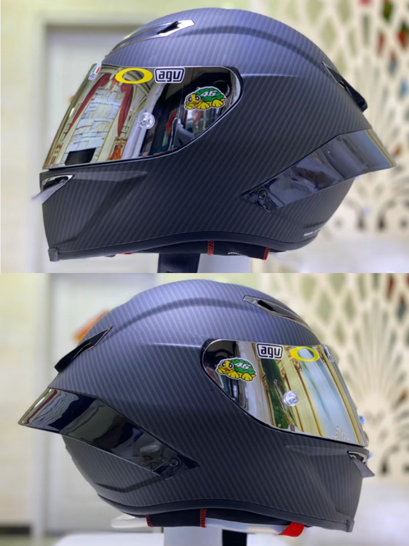 agv头盔 pistagpr70周年系列全盔黑金雪屋黑红轨迹摩托车头盔男女