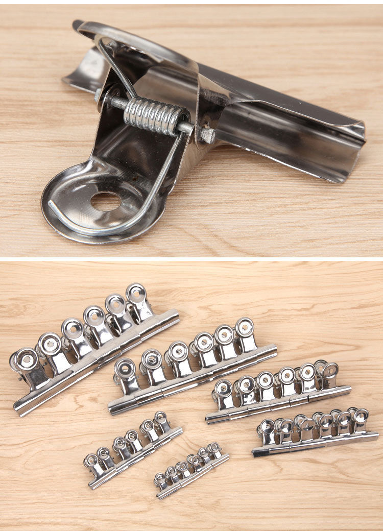 不锈钢夹子固定夹晾衣防风夹大小号夹子衣架晒被子衣服家用收纳夹 【5