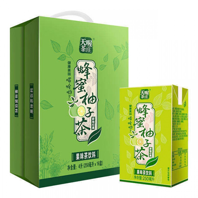 天喔茶庄蜂蜜柚子茶饮料天喔茶庄蜂蜜柚子茶250ml苹果汁蜜桃汁酸梅汁