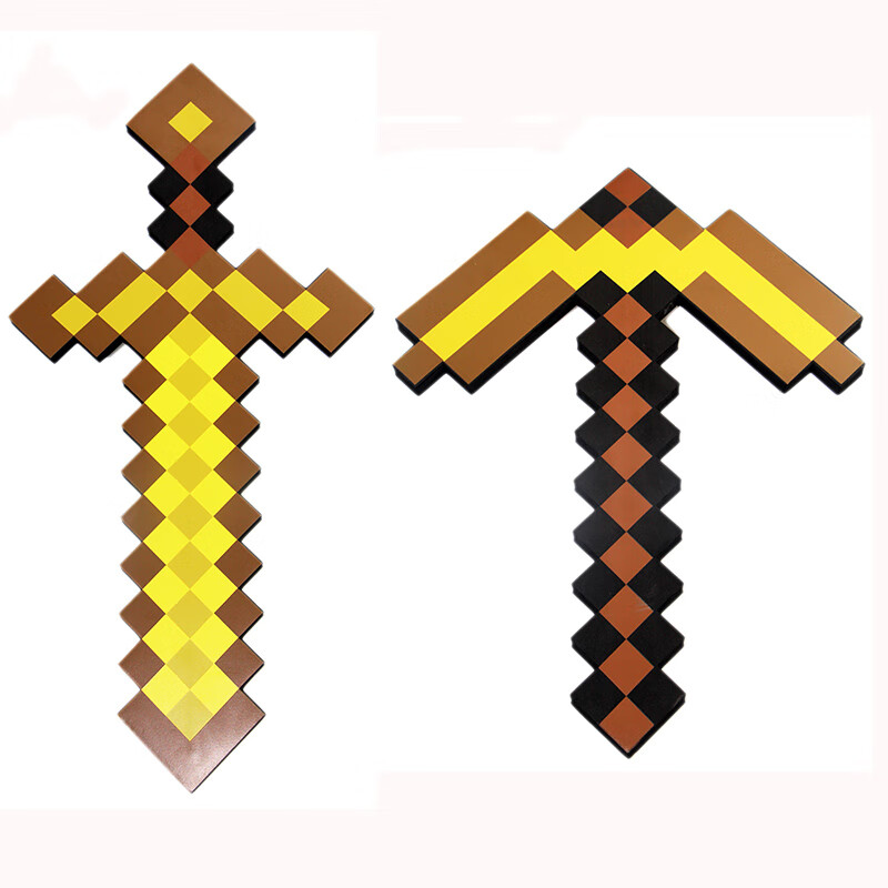 喜嘉华我的世界附魔钻石剑minecraft玩具剑eva泡沫游戏道具蓝色尺寸