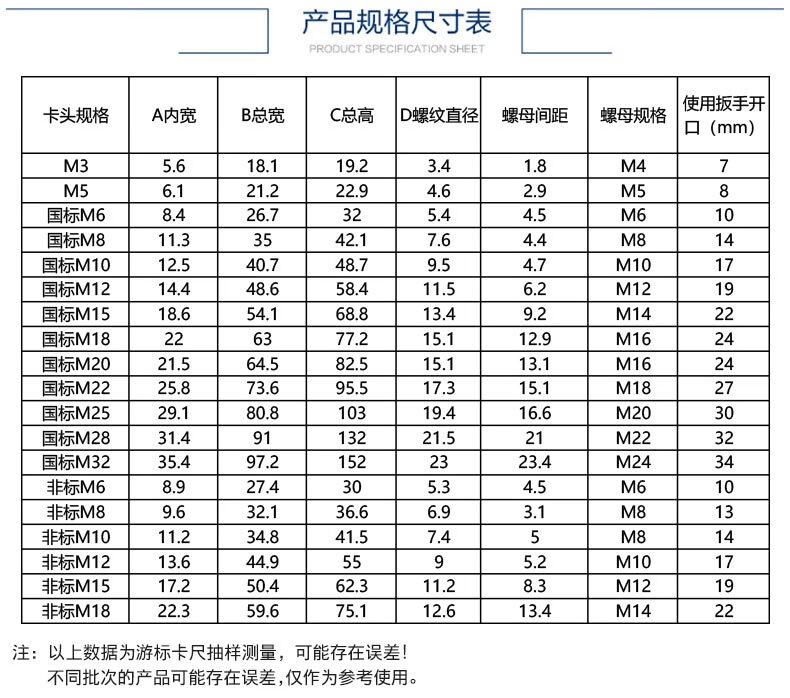 钢丝绳锁扣锁紧器镀锌钢丝绳卡头夹头u型夹绳扣卡扣扎头锁扣紧绳器m3