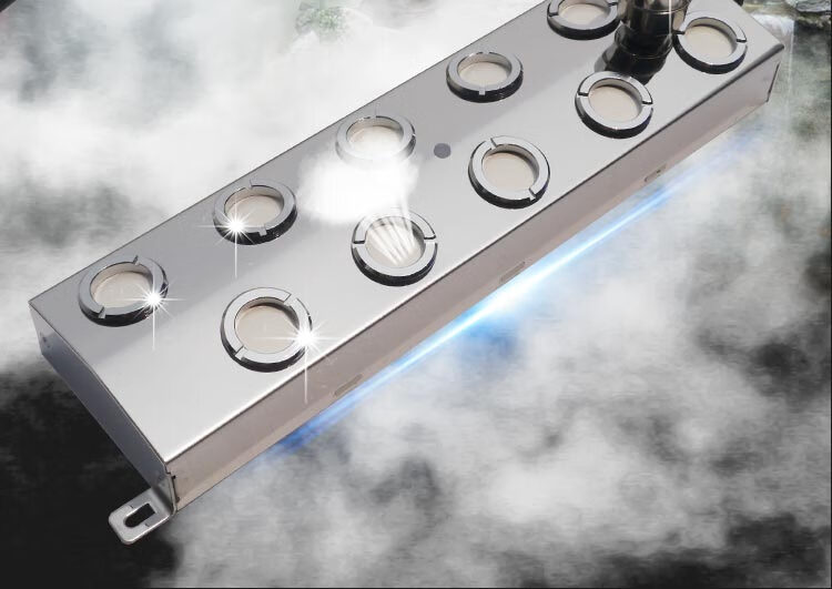 十头超声波雾化头景观水池假山造雾 起雾器造雾器 雾化板10头喷雾 6头