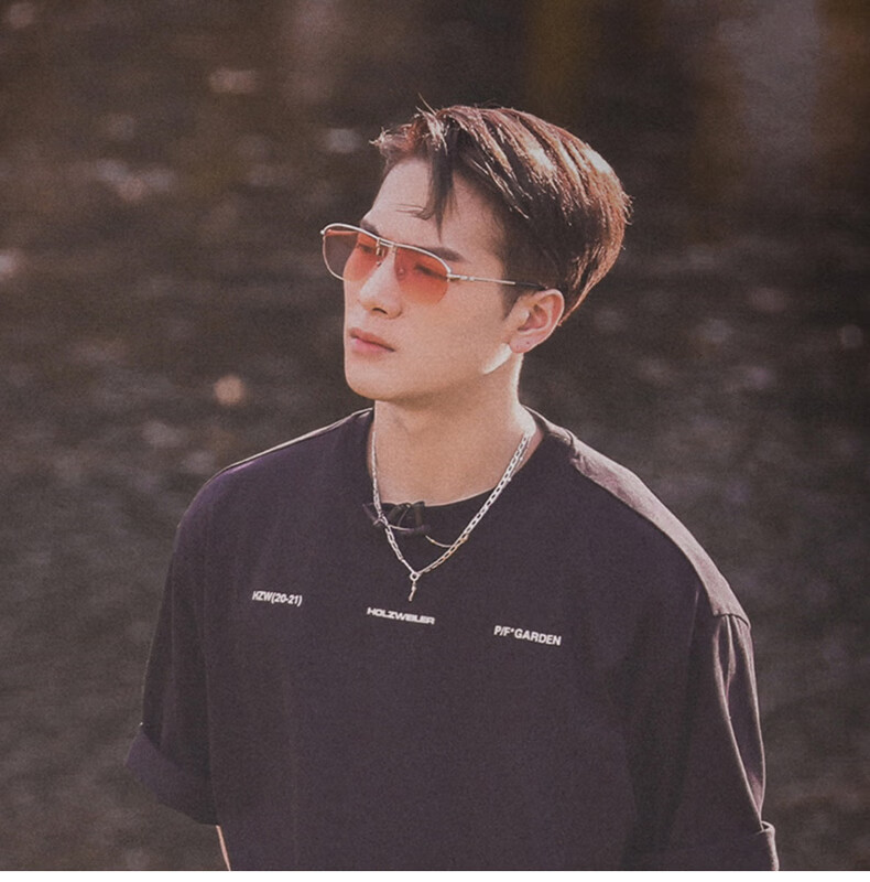 liruisi王嘉尔同款眼镜黄色墨镜韩版男士防紫外线时尚太阳镜男女潮配