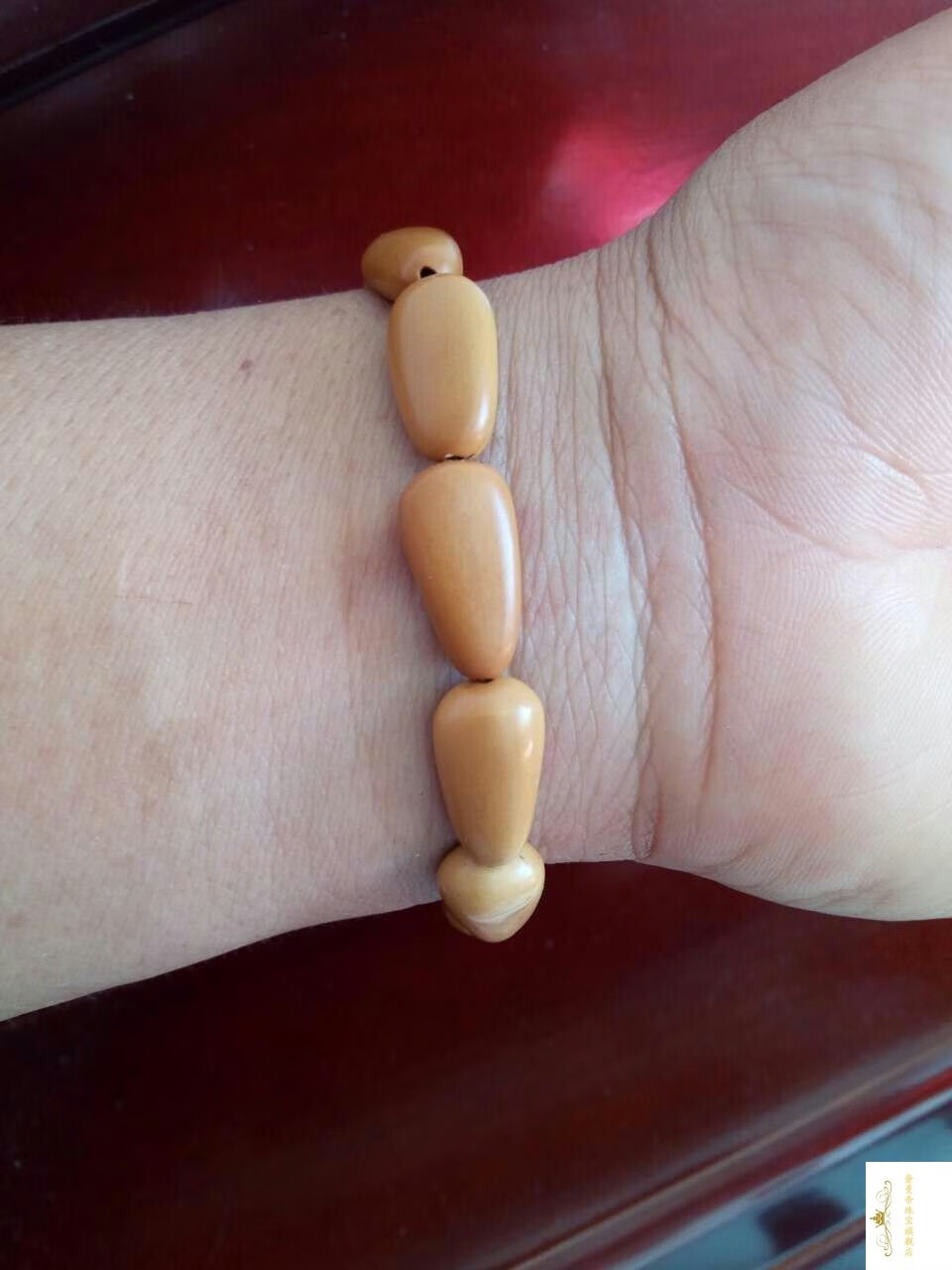 萃百丽(cbli) 松子手串野生 松子手串 手链 雕刻松子素珠 纯手工打磨