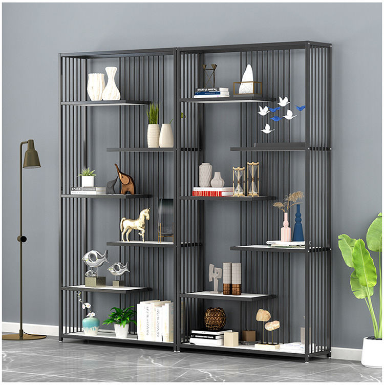 福延承轻奢产品展示架多层置物架落地办公室隔断样品陈列展柜化妆品