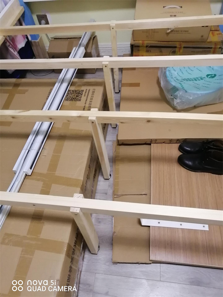 腿支撑架床架横梁床底支撑脚可调实木龙骨加固定床脚床子支架腿横木条