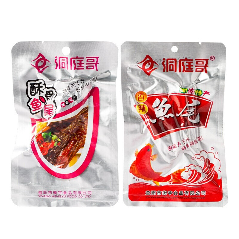 精选好物洞庭湖鱼尾洞庭哥香辣鱼排鱼尾湖南特产麻辣海鲜小包装零食抖