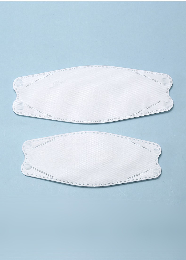 韩式鱼嘴形kf94防护防雾霾花粉尘kn95成人儿童口罩kf94成人白色150片