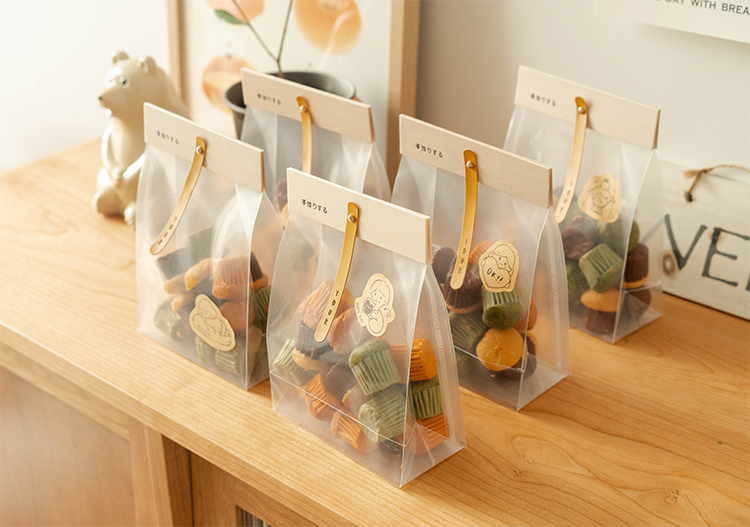 纸杯蛋糕包装袋迷你小蛋糕饼干袋雪花酥mini蘑菇纸杯杯子蛋糕牛轧糖