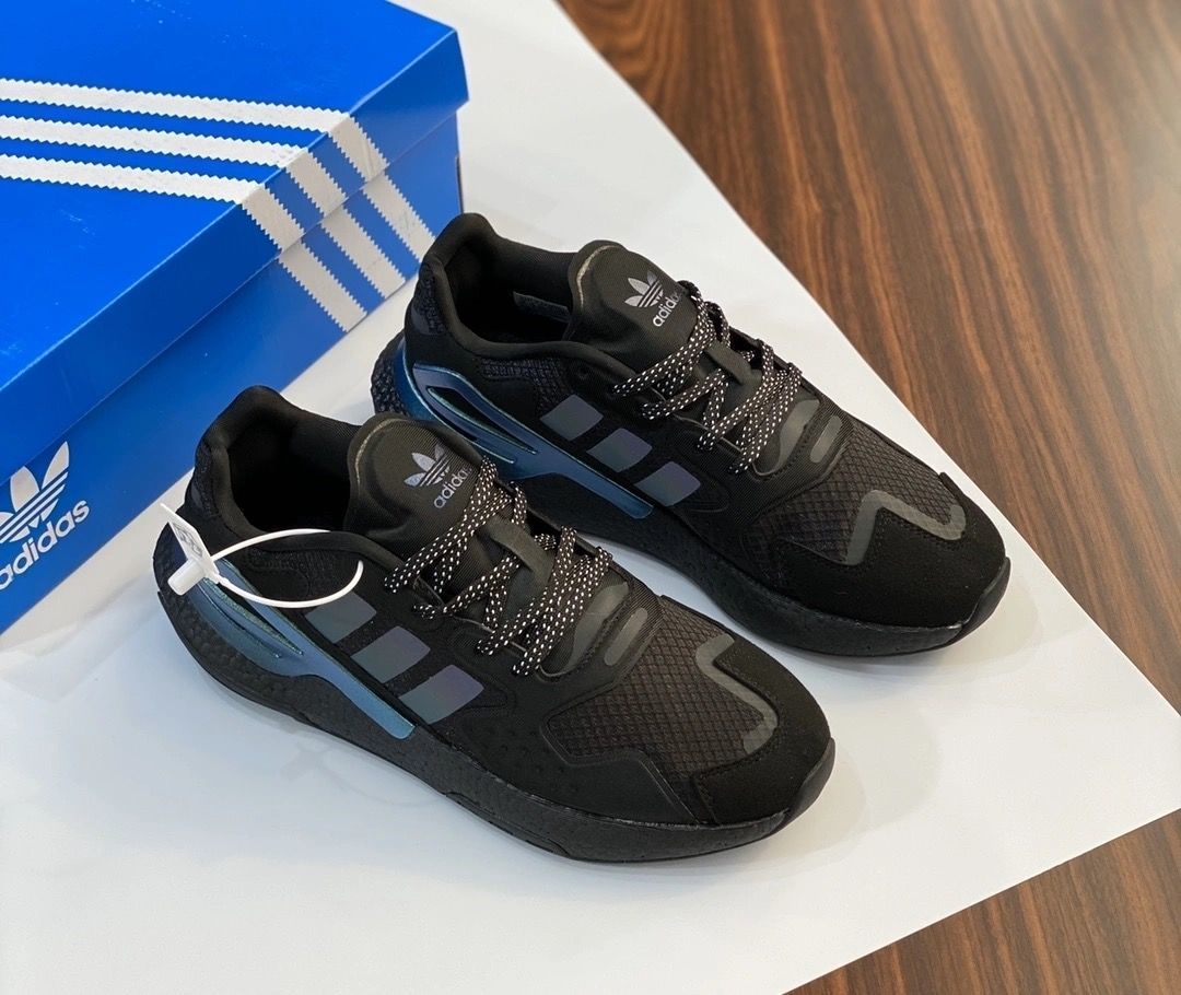 新款三叶草夜行者二代男女跑步鞋陈奕迅同款经典运动鞋情侣鞋 薄荷绿