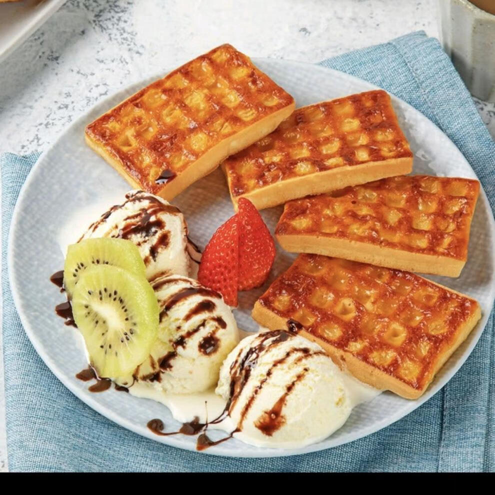 樱安娜岩烧芝士华夫饼山姆网红零食一整盒30包36克