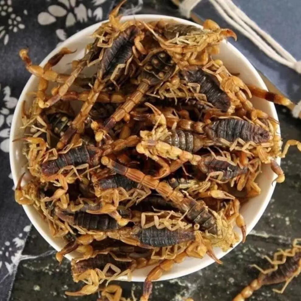 中药材 清水蝎子干 全虫全蝎干蝎子药用食用泡酒 全蝎粉 整只 清水