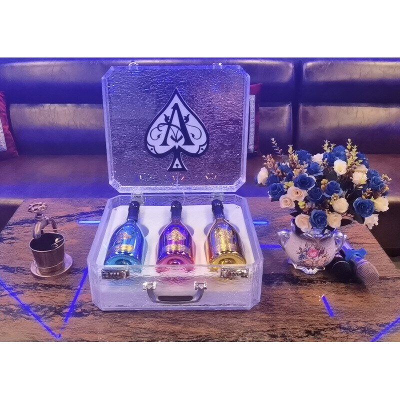 夜店起泡酒黑桃a梅花a香槟黄金版神龙酒ktv酒吧同款 黑桃a黄金版(金属