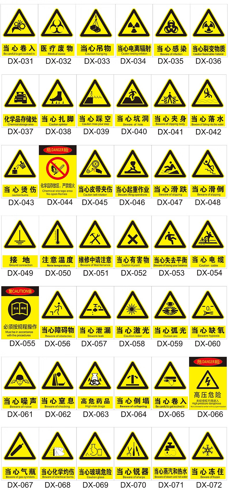 安全标识牌禁止吸烟提示牌严禁烟火警示牌当心触电标识贴纸有电危险