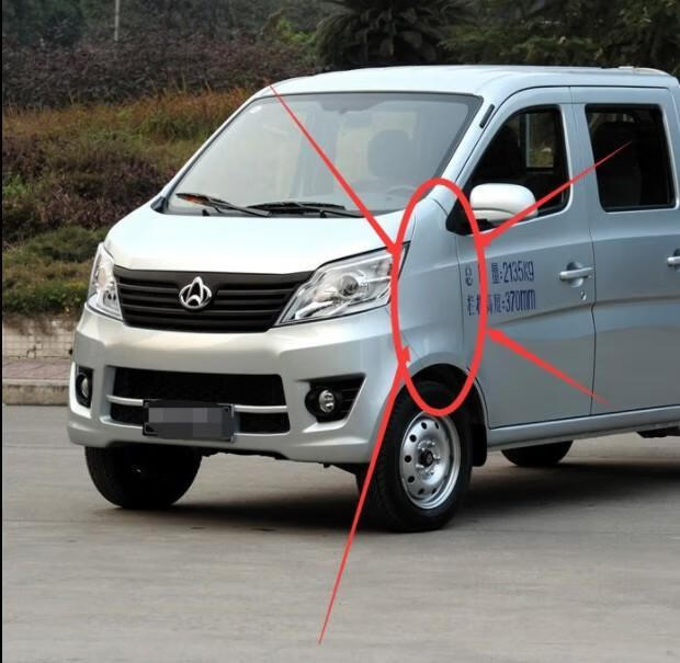 【京选】适用于长安星卡s201 d201前保险防护防撞杠单双排货车车前杠