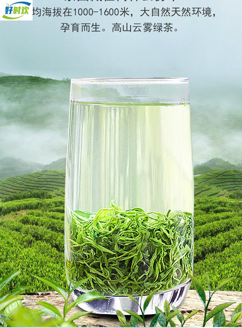 陕青茶叶明前特级汉中绿茶2022新茶西乡炒青陕南毛尖富硒茶250克