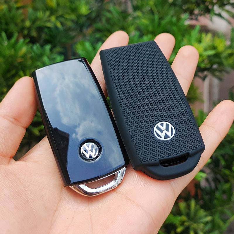 大众途锐硅胶钥匙包套2021款锐翼版锐锋版锐智版途锐钥匙壳扣定制