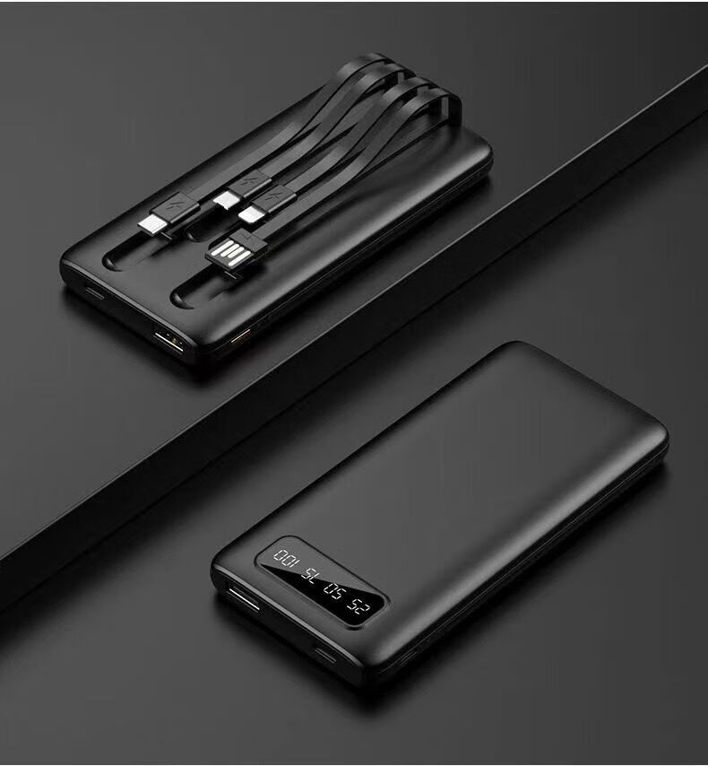 华为huawei适用自带线充电宝30000毫安大容量便捷移动电源华为苹果