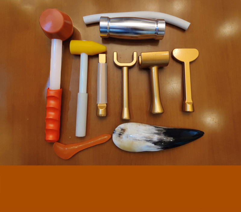 汁寒磐 正骨锤锤击疗法工具锤疗锤震按摩锤正锤脊器械整骨脊柱 实用七