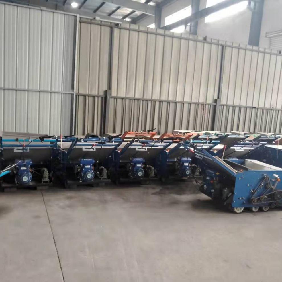 水稻播种机 水稻育秧摆盘机 摆盘播种覆土一体自走式秧盘摆盘 电瓶版