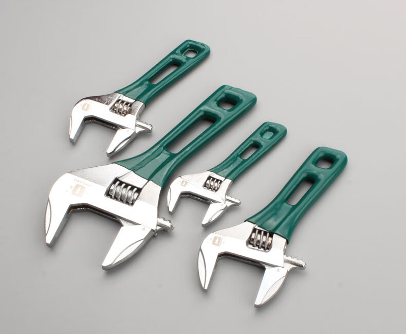 搬手家用活板子大口扳子迷你小短把活扳手轻型卫浴大开口短柄活络扳手