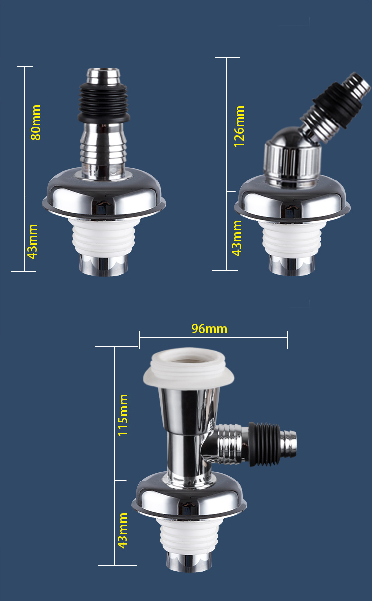 洗衣机地漏盖排水管专用接头二合一防漏水溢水防臭下水道三通两用y