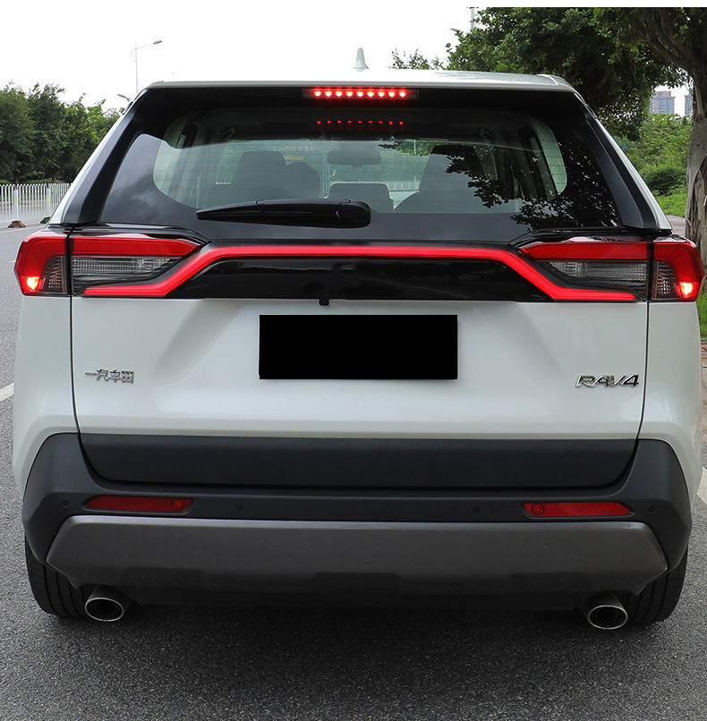 适用2021款rav4荣放贯穿尾灯刹车灯rv4改装led流光转向尾灯2022款荣放