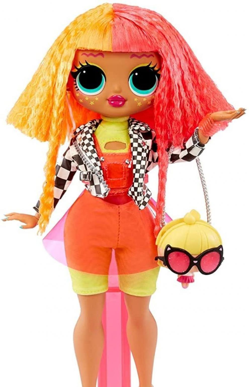 lol娃娃omg大姐姐一代长发换装娃娃精致女孩礼盒套装时尚玩具杏色