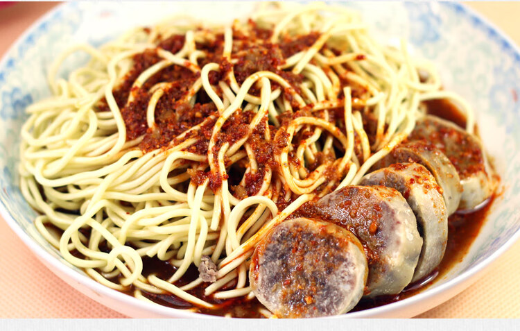 1/2/3/4碗青海特产小吃 qz马英羊肠面手抓面 花面场面小吃 1碗【图片