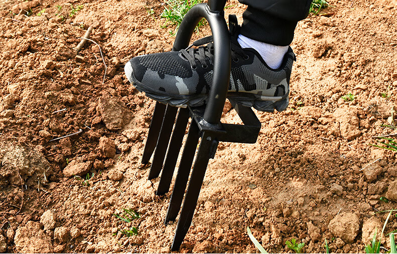 翻地松土神器刨地叉挖蒜耙子挖土农用工具开荒翻土人工深翻器新型加强